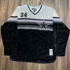Vintage 2000’s 212 NYC Velour Baseball Jersey